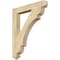 Ekena Millwork Olympic Arts & Crafts Rough Sawn Bracket, Douglas Fir, 4"W x 30"D x 36"H BKT04X30X36OLY03RDF - alternate 1